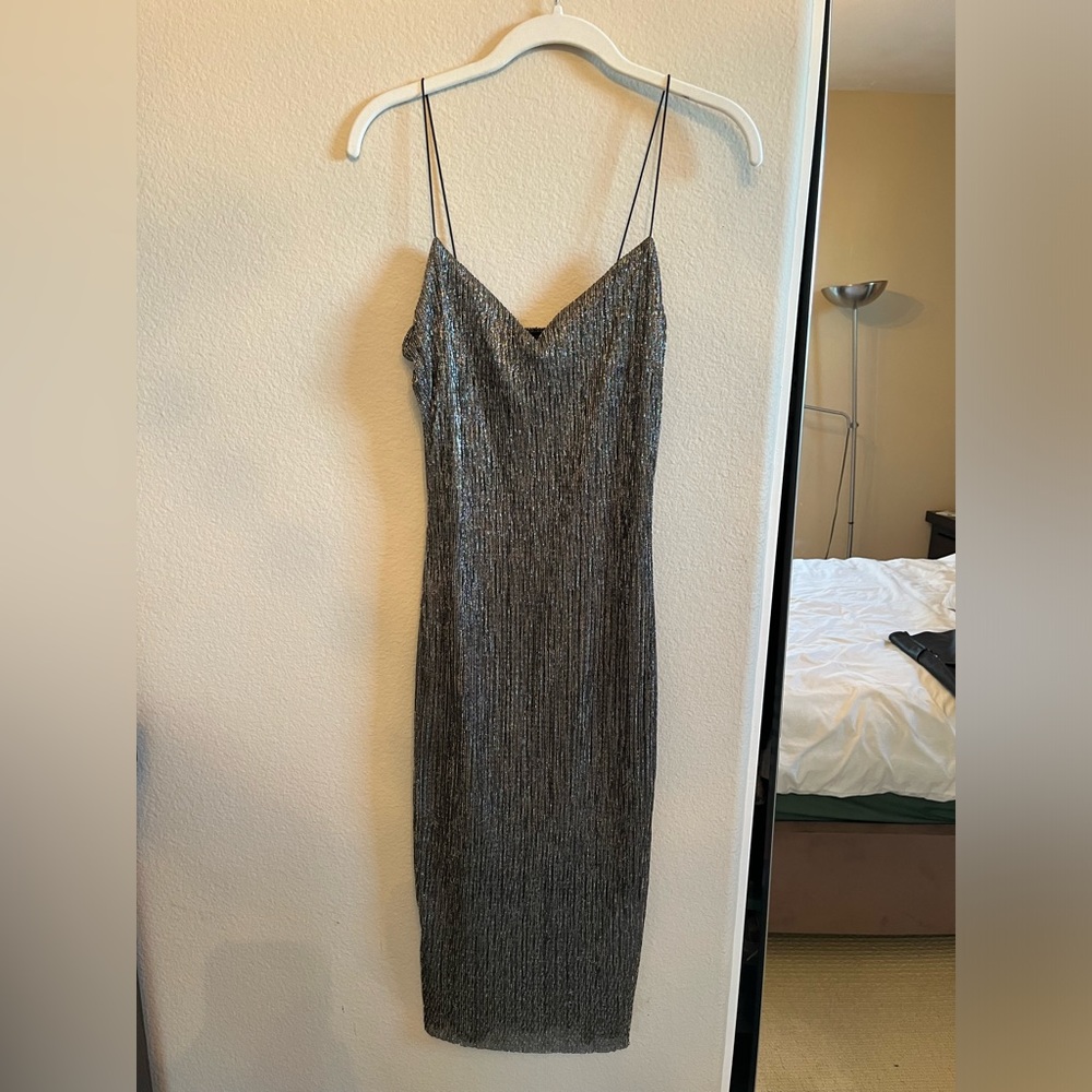 American Vintage Shimmer Midi Dress (Size M)